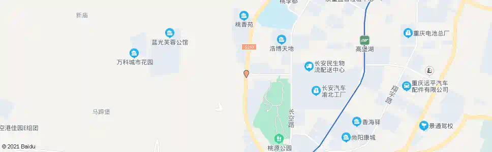 重庆桃源大道中段_公交站地图_重庆公交_妙搜公交查询2025