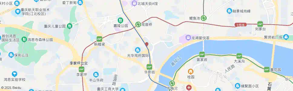 重庆华新街西普站_公交站地图_重庆公交_妙搜公交查询2025