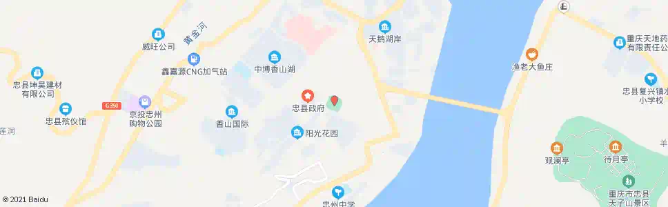 重庆忠州广场_公交站地图_重庆公交_妙搜公交查询2025