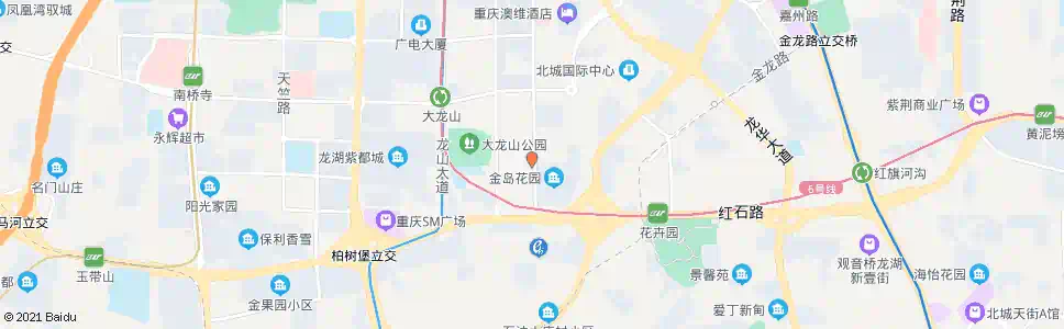 重庆花园新村_公交站地图_重庆公交_妙搜公交查询2025