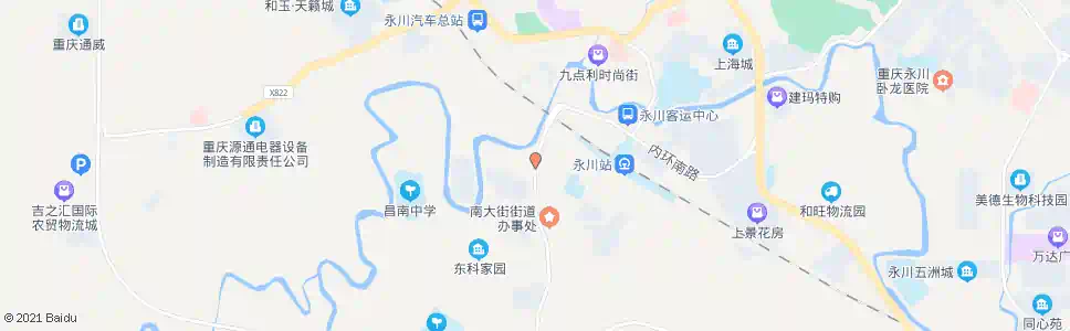 重庆川东农贸市场_公交站地图_重庆公交_妙搜公交查询2025