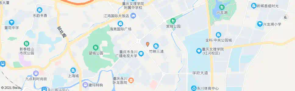 重庆竹映三清苑_公交站地图_重庆公交_妙搜公交查询2025
