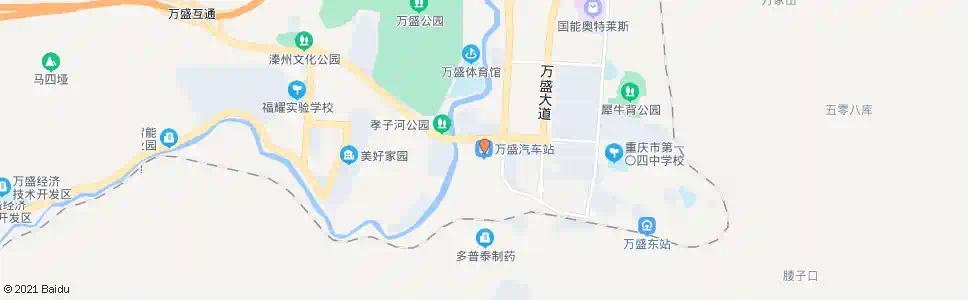 重庆万盛汽车站_公交站地图_重庆公交_妙搜公交查询2025