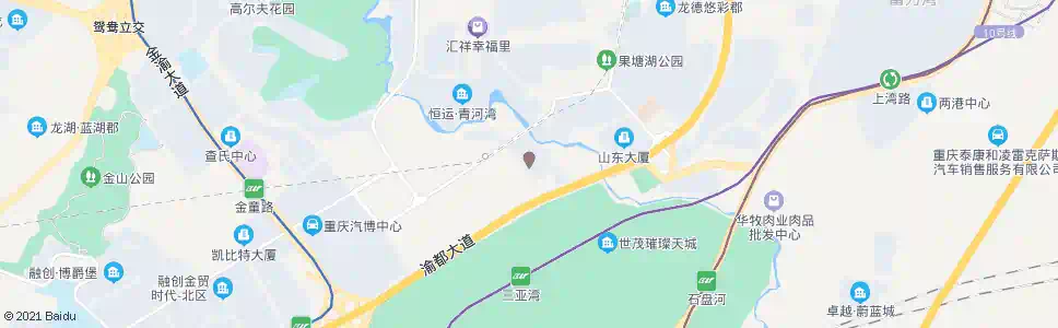 重庆金果大道两江慧谷_公交站地图_重庆公交_妙搜公交查询2025