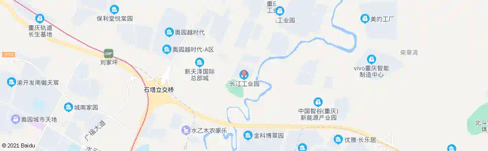 重庆长江工业园_公交站地图_重庆公交_妙搜公交查询2025