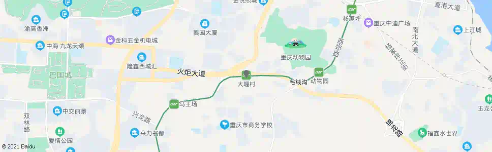 重庆大堰村站_公交站地图_重庆公交_妙搜公交查询2025