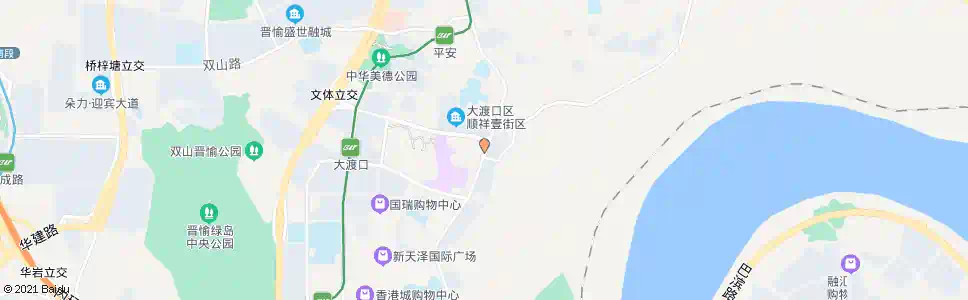 重庆文体路口_公交站地图_重庆公交_妙搜公交查询2025