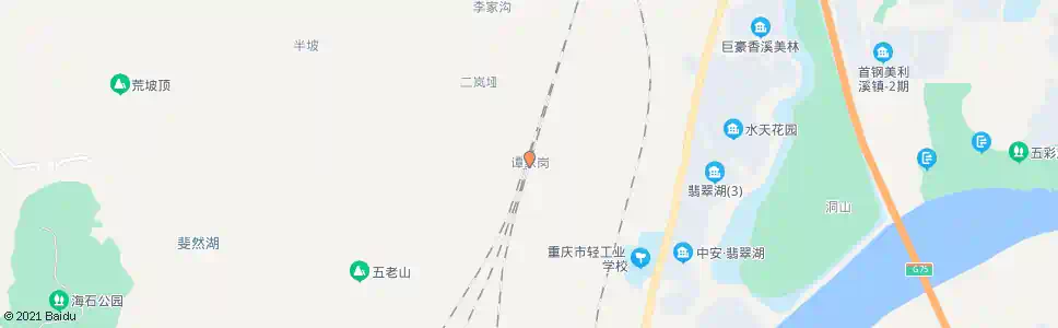 重庆谭家岗砖厂_公交站地图_重庆公交_妙搜公交查询2025