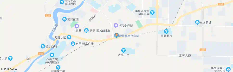 重庆富吉车站_公交站地图_重庆公交_妙搜公交查询2025