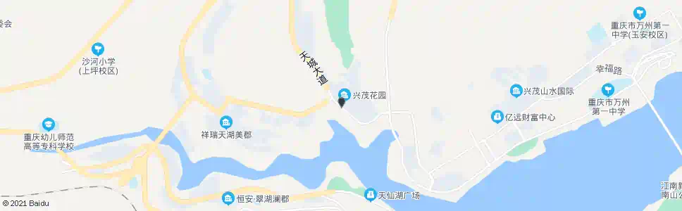 重庆兴茂花园_公交站地图_重庆公交_妙搜公交查询2025
