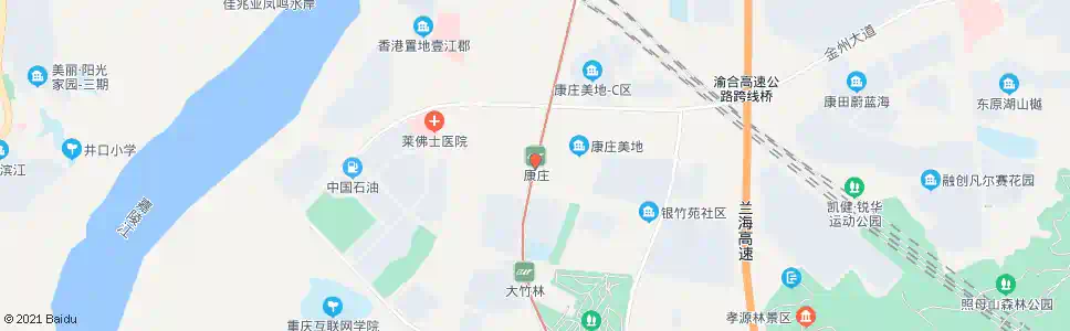重庆轨道康庄站_公交站地图_重庆公交_妙搜公交查询2025