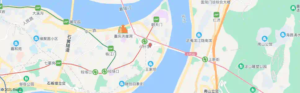 重庆道门口_公交站地图_重庆公交_妙搜公交查询2025