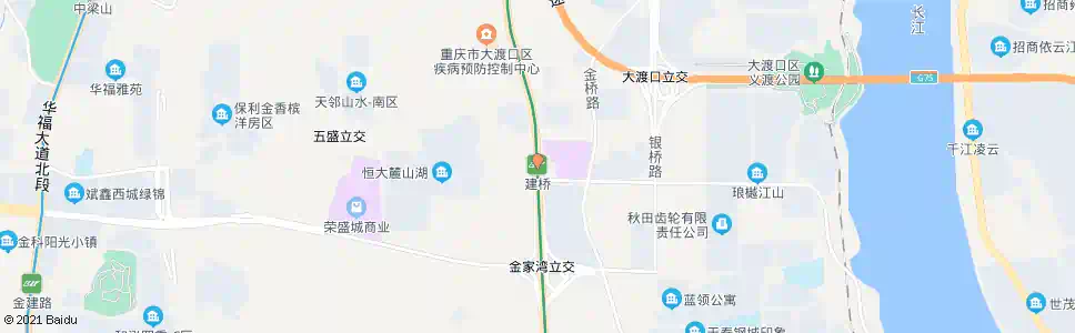 重庆建桥站_公交站地图_重庆公交_妙搜公交查询2025