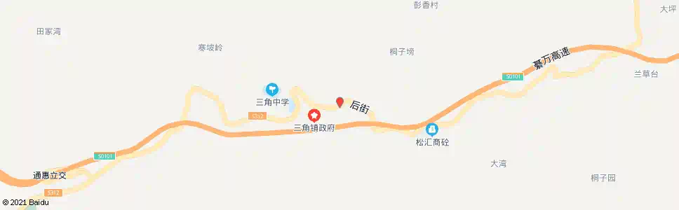 重庆康宁路后街_公交站地图_重庆公交_妙搜公交查询2025
