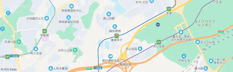 重庆轨道童家院子站_公交站地图_重庆公交_妙搜公交查询2025