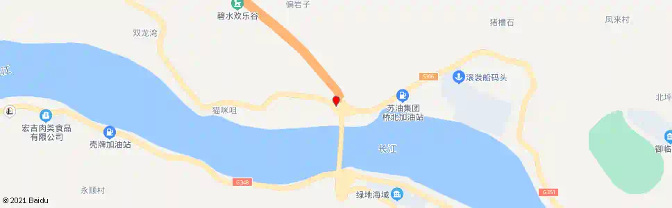 重庆长江大桥北_公交站地图_重庆公交_妙搜公交查询2025