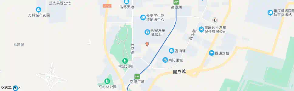 重庆长翔路(东口)_公交站地图_重庆公交_妙搜公交查询2025