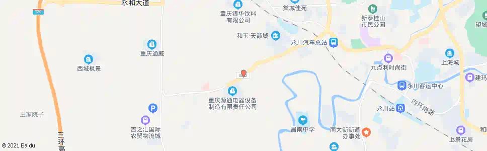 重庆青城小学_公交站地图_重庆公交_妙搜公交查询2025