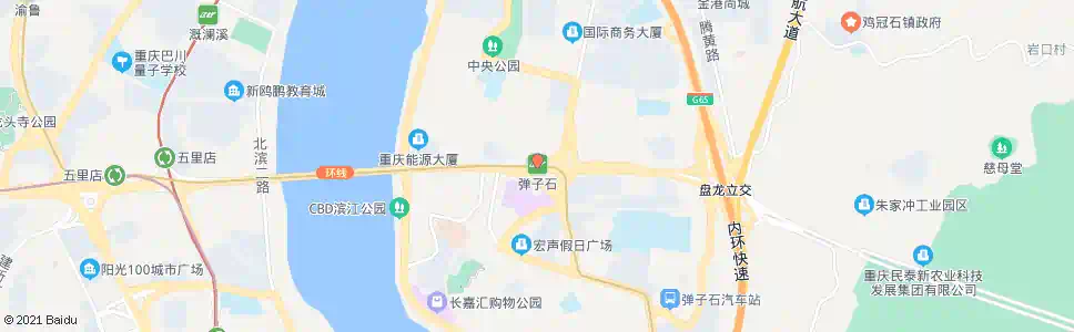 重庆弹子石_公交站地图_重庆公交_妙搜公交查询2025