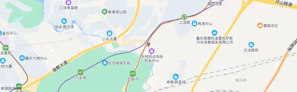 重庆华牧肉业_公交站地图_重庆公交_妙搜公交查询2025