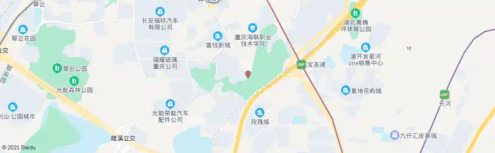 重庆水木青华(南门)_公交站地图_重庆公交_妙搜公交查询2025