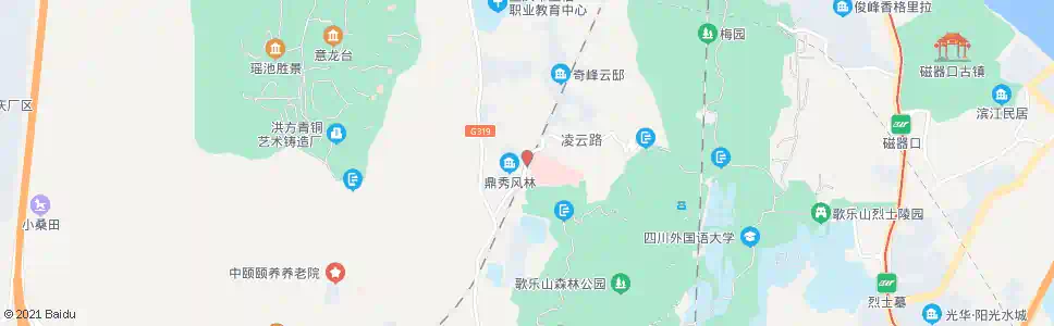 重庆森林大道路口_公交站地图_重庆公交_妙搜公交查询2025