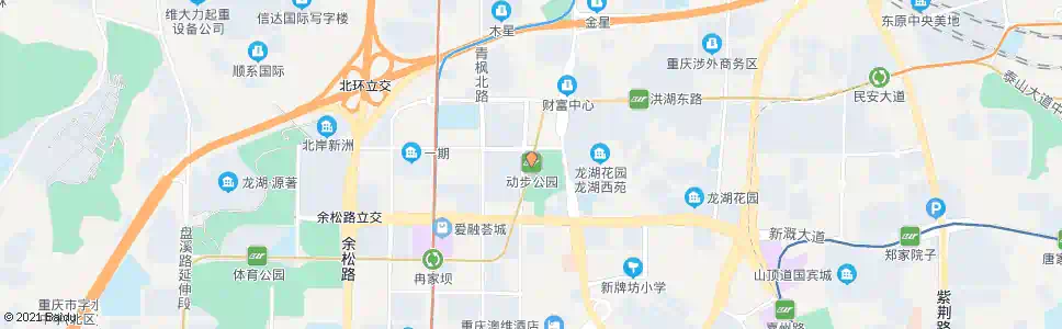 重庆动步公园_公交站地图_重庆公交_妙搜公交查询2025