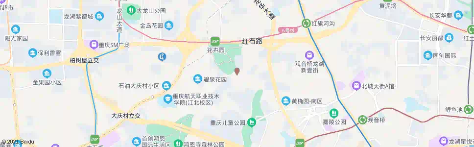 重庆富贵花园_公交站地图_重庆公交_妙搜公交查询2025