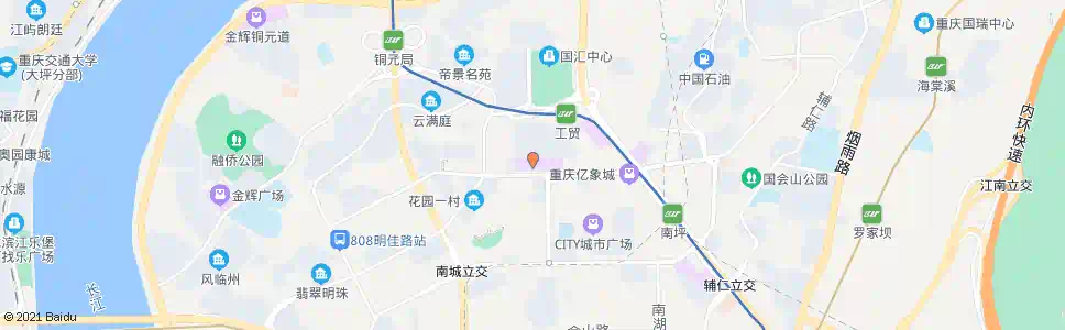 重庆上海嘉德中心_公交站地图_重庆公交_妙搜公交查询2025
