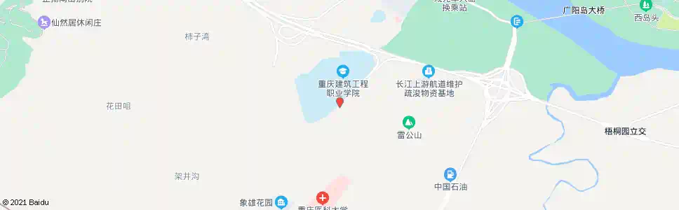 重庆白林村_公交站地图_重庆公交_妙搜公交查询2025