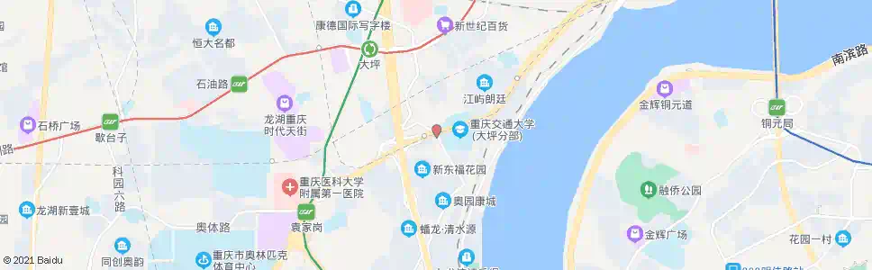 重庆半岛深蓝_公交站地图_重庆公交_妙搜公交查询2025