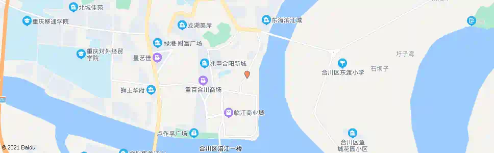 重庆合川城北综合市场_公交站地图_重庆公交_妙搜公交查询2025
