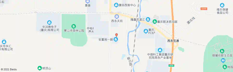 重庆西永邮局_公交站地图_重庆公交_妙搜公交查询2025