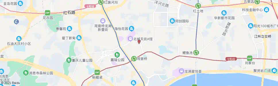 重庆观音桥东环路_公交站地图_重庆公交_妙搜公交查询2025