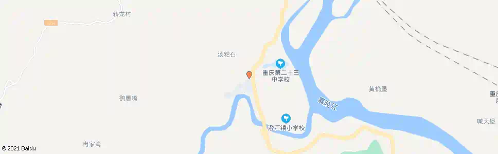 重庆澄江_公交站地图_重庆公交_妙搜公交查询2025