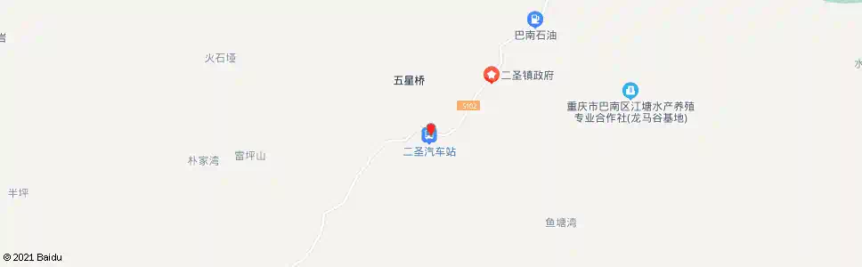 重庆二圣_公交站地图_重庆公交_妙搜公交查询2025