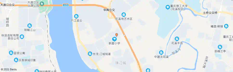 重庆新屋佳苑_公交站地图_重庆公交_妙搜公交查询2025