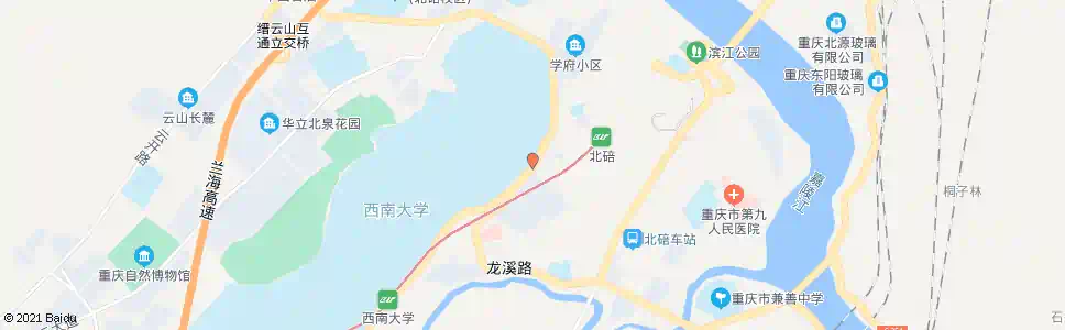 重庆北碚区门诊_公交站地图_重庆公交_妙搜公交查询2025