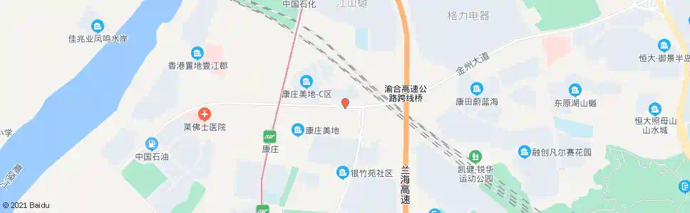 重庆康庄D区_公交站地图_重庆公交_妙搜公交查询2025