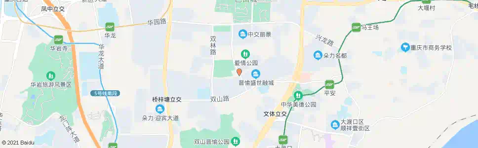 重庆晋愉盛世融城_公交站地图_重庆公交_妙搜公交查询2025