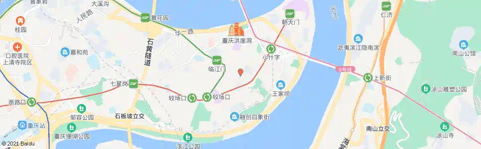 重庆五一路_公交站地图_重庆公交_妙搜公交查询2025