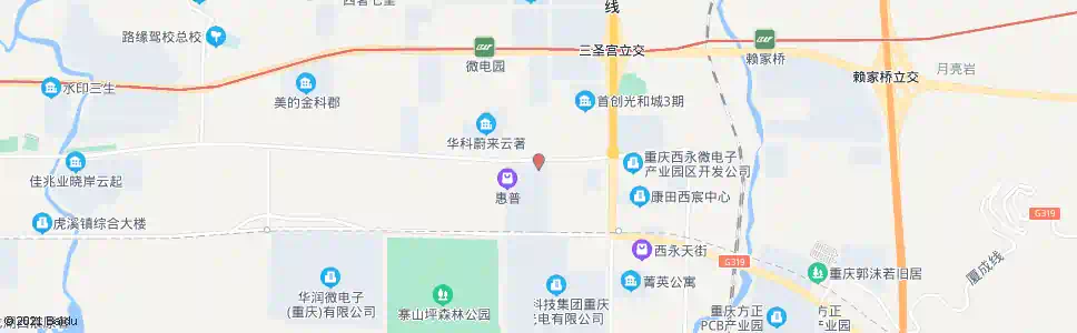 重庆惠普园_公交站地图_重庆公交_妙搜公交查询2025