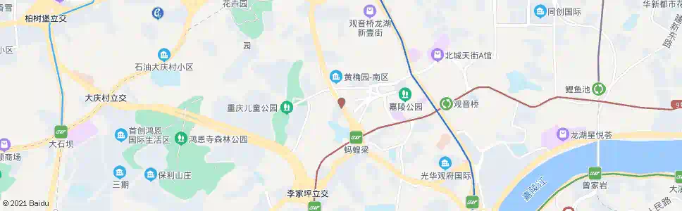 重庆黄桷园_公交站地图_重庆公交_妙搜公交查询2025