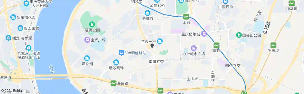 重庆电子三所_公交站地图_重庆公交_妙搜公交查询2025