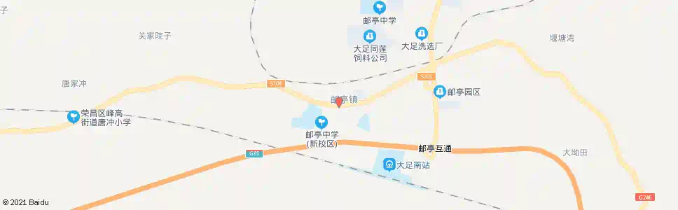 重庆邮亭镇政府_公交站地图_重庆公交_妙搜公交查询2025
