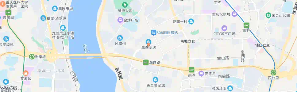 重庆光电路西_公交站地图_重庆公交_妙搜公交查询2025