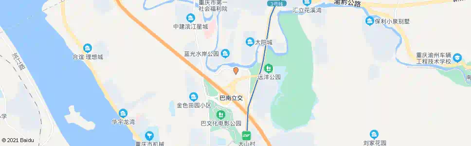 重庆巴南消防支队_公交站地图_重庆公交_妙搜公交查询2025