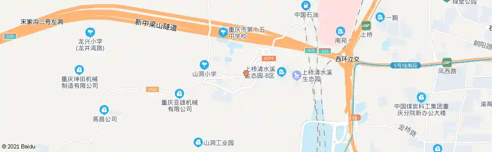 重庆新山路_公交站地图_重庆公交_妙搜公交查询2025