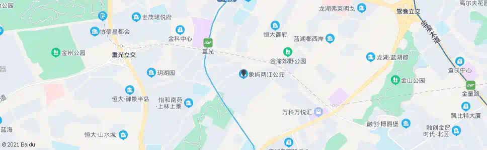 重庆象屿两江公元_公交站地图_重庆公交_妙搜公交查询2025