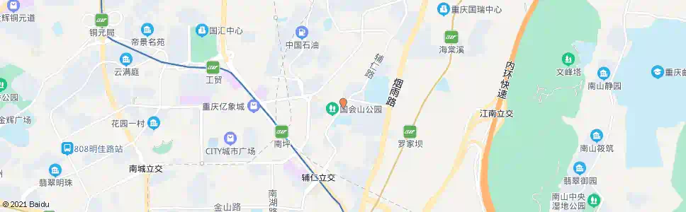 重庆康德国会山_公交站地图_重庆公交_妙搜公交查询2025